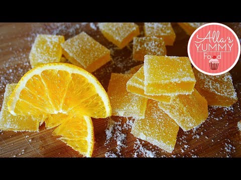 Russian Lemon Candy Recipe | Marmelad Recipe | Mармелад