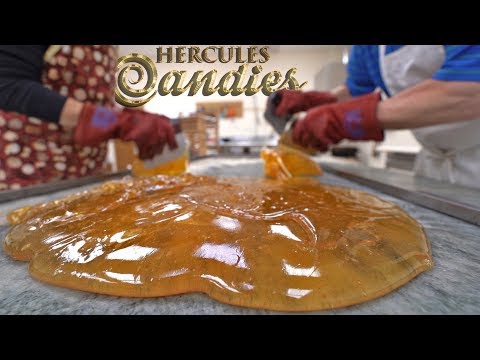 Slow Motion Making of Peppermint Hard Candy