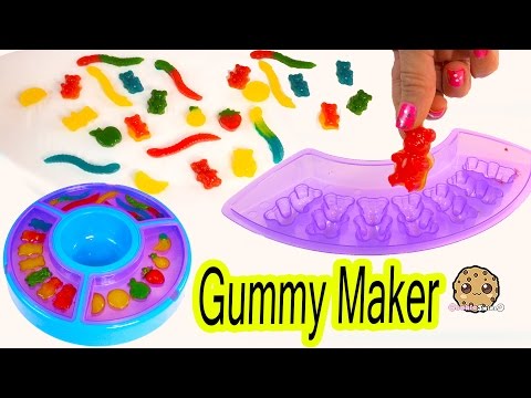 Gummy Factory Create Gummi Bears Sweet N Sour Candy Worms Fruit Snacks Kit Unboxing Video
