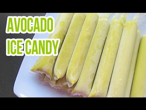 Avocado Ice Candy Filipino Summer Treat