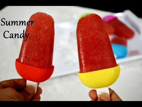Ice Candy Recipe | Watermelon Candy recipe | Summer recipes