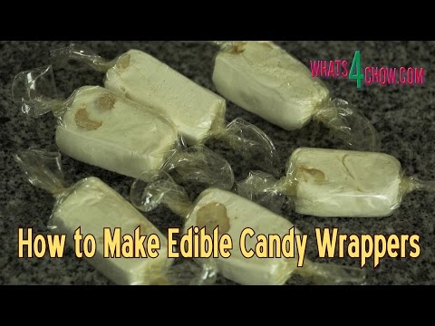 How to Make Edible Candy Wrappers – Edible Cellophane – Making Edible Bioplastic
