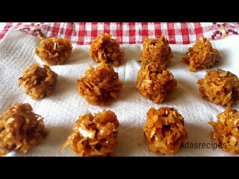 Make Crunchy Nigerian Coconut Candy Recipe | Adasrecipes