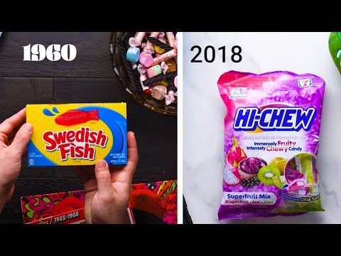 60 Years of Popular Candy! | Iconic Candy Throughout the Years and Cookie Recipes by So Yummy