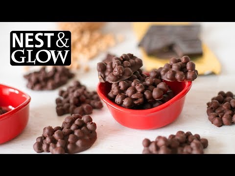 No Music 2-Ingredient Protein Candy Recipe – Chickpea and Chocolate Clusters