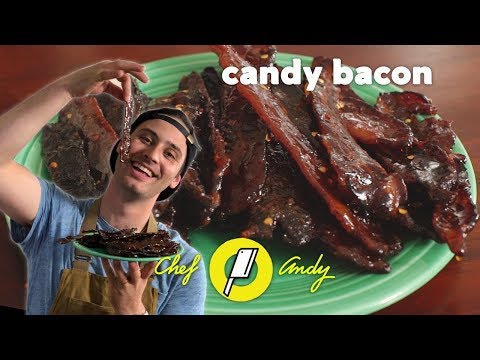 Candy Bacon Recipe// Chef Andy