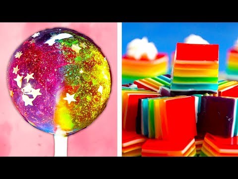 Yummy Rainbow Dessert Ideas | Easy DIY Cakes, Cupcakes and Lollipops by So Yummy