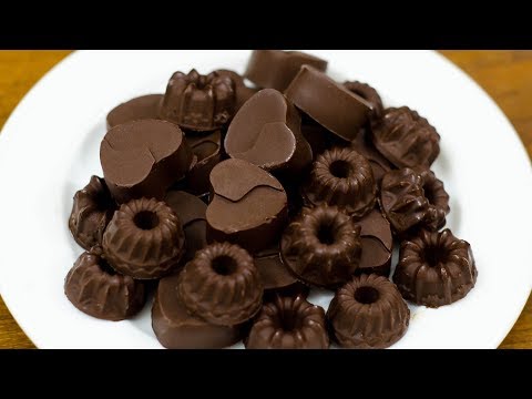 HOME MADE CHOCOLATE RECIPE WITH ONLY 4 INGREDIENTS I  HOW TO MAKE CHOCOLATE