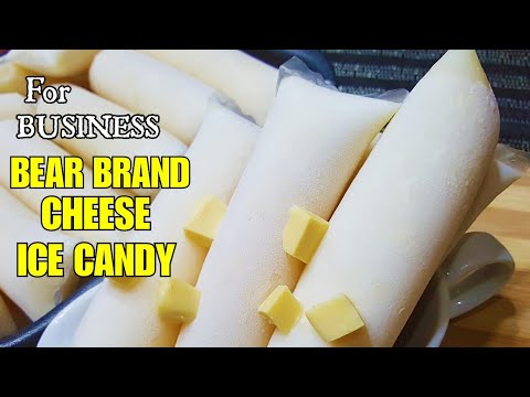 SUPER SOFT " BEAR BRAND CHEESE ICE CANDY " For BUSINESS 💓 | How to make  Bear brand Cheese Flavor