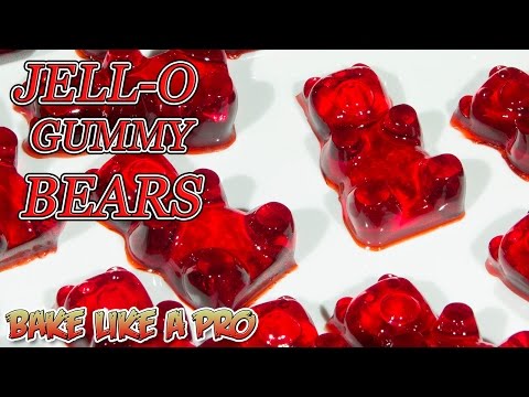 Easy JELLO Gummy Bears Recipe !
