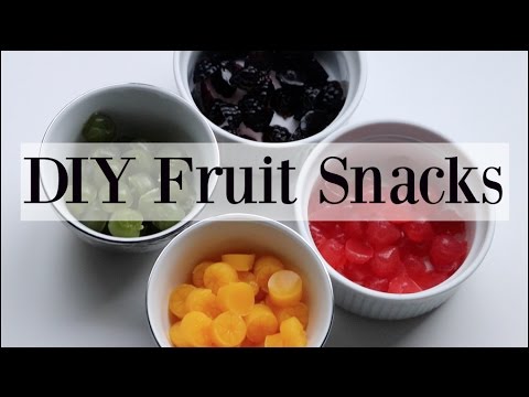 DIY Homemade Natural Fruit Snacks / Gummies – 4 Recipes ♡ NaturallyThriftyMom