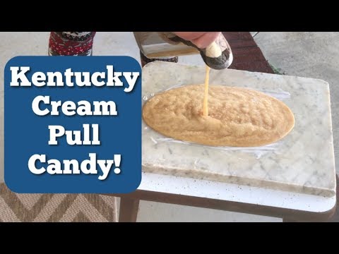 Making KENTUCKY Cream Pull Candy
