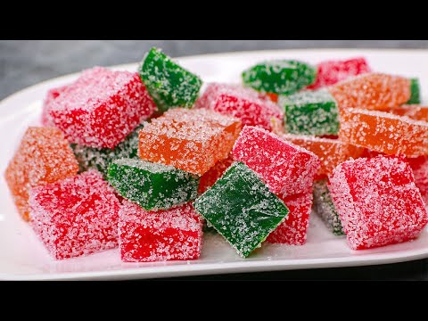 Gummy Candy Recipe | Jujubes Recipe | Jello Candy Recipe | Yummy