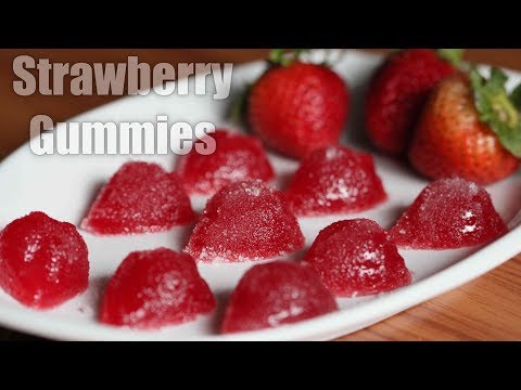 Homemade Strawberry Jelly Candies | Candy Recipe