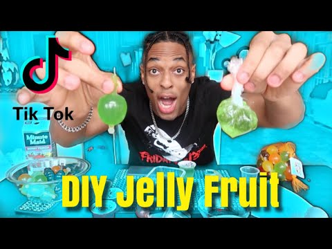 DIY Tiktok Jelly Fruit Candy! How to make your own!!