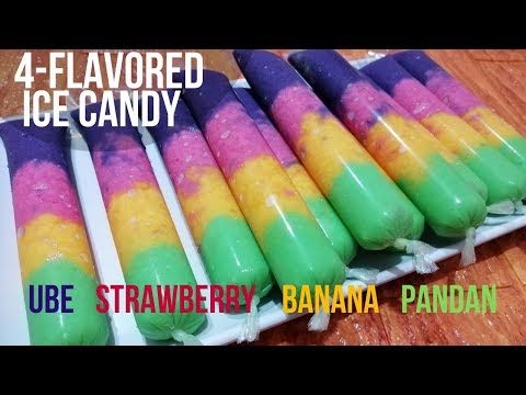 4-Flavored Ice Candy | Rainbow Ice Candy | Super Soft and Creamy