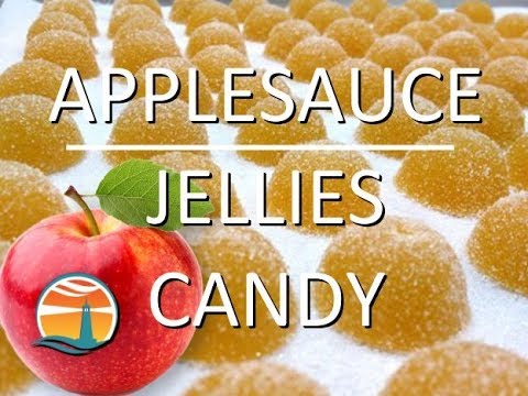 Healthy Applesauce Jellies Candy Recipe | Vegan and Gluten Free