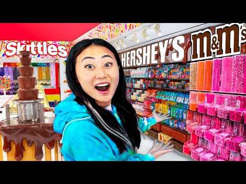 I TURNED OUR HOUSE INTO A REAL LIFE CANDY STORE!! (GIRLS ONLY)
