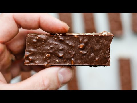Keto Candy Bars Recipe 2 NET CARBS | Chocolate Nutty Crunch Candy Bars For Keto