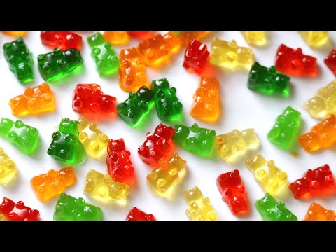 Gummy bears recipe | homemade chewy gummy bears recipe