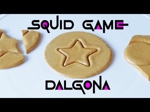 How to Make Squid Game Cookies | Squid Game Dalgona Candy recipe