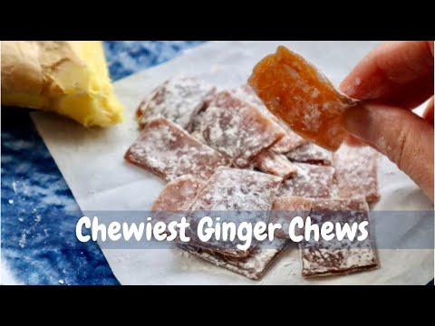 Chewiest Ginger Candy Recipe | How to Make Ginger Chews in 15 Mins