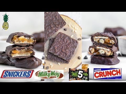 Homemade Vegan Candy Bars | Snickers, Take 5 and more!