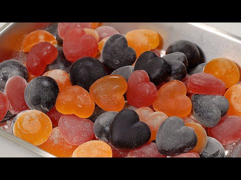 말랑 탱글~ 쫄깃한 과일 젤리 만들기 (Chewy Fruit Jelly Recipe, Homemade Gummy Candy)