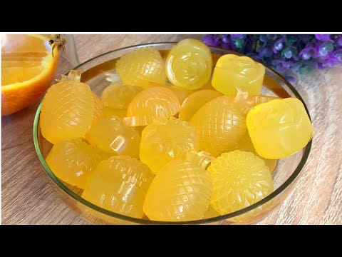 Orange marmalade recipe // How to make at home Jelly Candy Recipe
