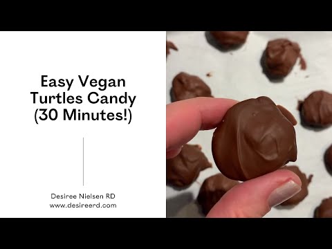 Easy Vegan Turtles Candy Recipe