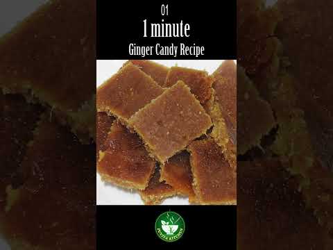 ginger candy recipe – 1 minute Recipe #Shorts #Puviyakitchen