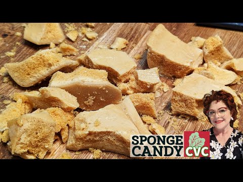 5 Minute Sponge Candy, Vintage Recipe, Old Fashioned Honeycomb Toffee