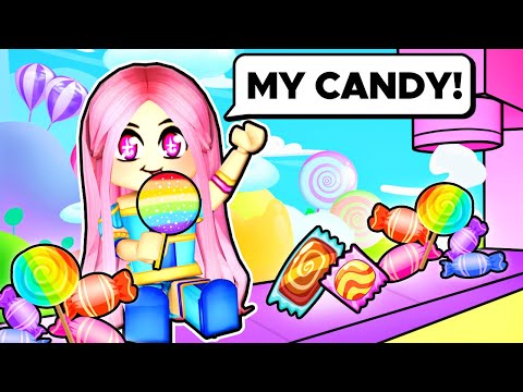 Building a MEGA CANDY STORE In Roblox!