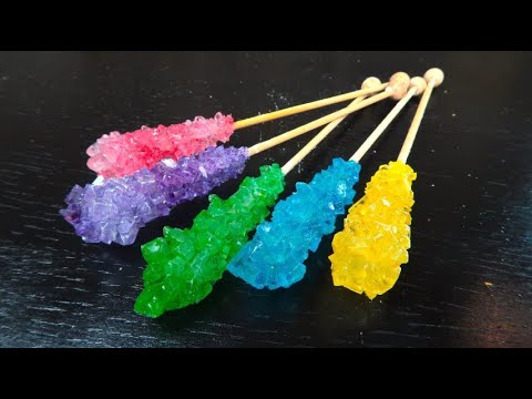 Sugar crystals: here's how to make tasty canes