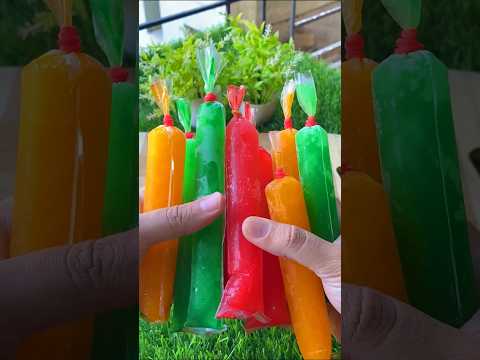 #shorts Make Colorful Ice Candies at Home #easyrecipe #ashortaday