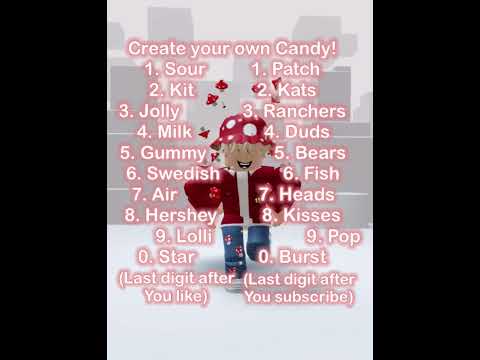 Create your Own Candy 🍭 #trending #viral #roblox #fyp #shorts