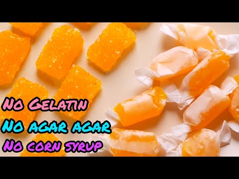 How to make Candy at Home | Gummy without Gelatin and Agar Agar | Jujubes | Jello Candy by FooD HuT