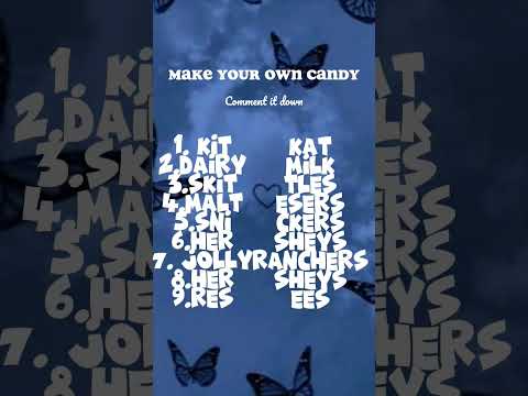 MAKE YOUR OWN CANDY #candy#shorts#comment# #capcut
