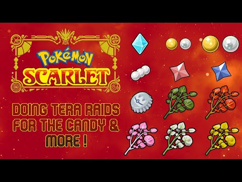 Pokemon Scarlet & Violet – DOING TERA RAIDS FOR THE CANDY & MORE ! ✨