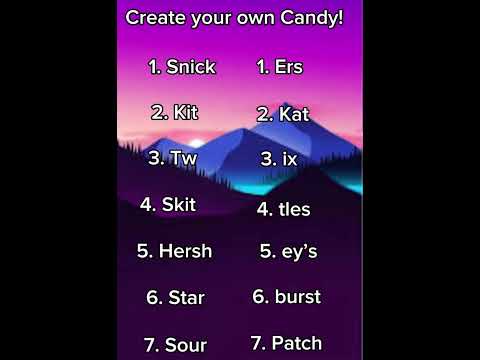 Create your own Candy!