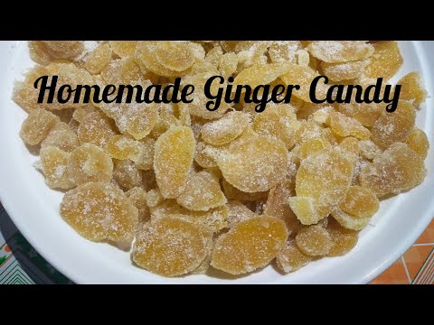 MAKE YOUR OWN GINGER CANDY AT HOME || CANDIED GINGER (step by step)