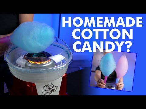 Homemade Cotton Candy? Nostalgia Cotton Candy Maker Review