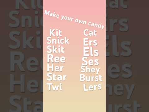 Make your own candy