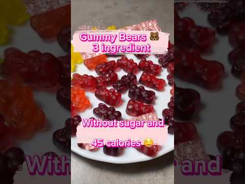 Gummy candy #gummybear #gummy #jelly #candy #shorts #sweet #simplerecipe #recipe #asmr #easyrecipe