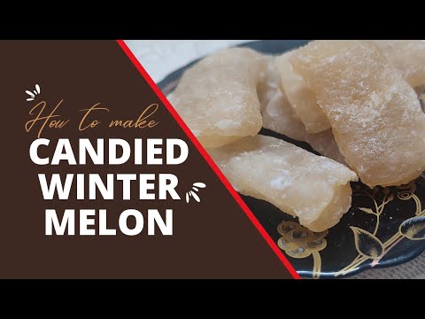 চাল কুমড়ার মোরব্বা।How To Make Candied Winter Melon Recipe In Bengali।