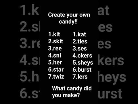 create your own candy!⭐