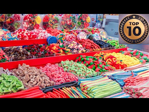 Top 10 Most Famous Candy Shops in the world | Best Candies in the world | Ultimate candy store tour.