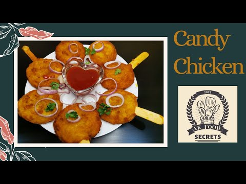 Candy Chicken | Snacks Recipe | Chicken Popsicles | Chicken Lollipops  #chickensnacks #chickensticks