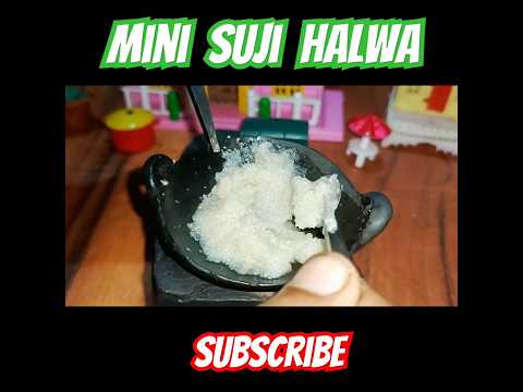 Suji Halwa Recipe#shortsvideo  #trendingytvideo #viralytvideo #minifood #minikitchen #miniature